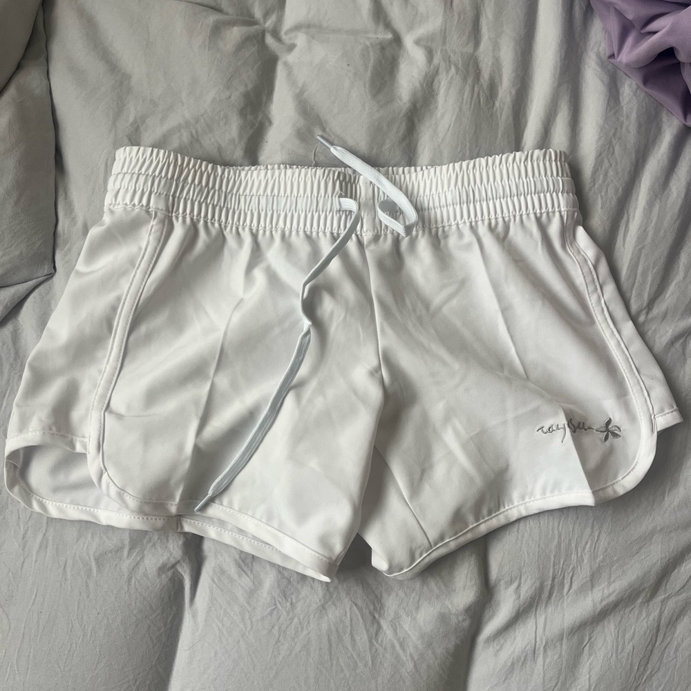 Size extra small white shorts from Santa Cruz boardwalk.